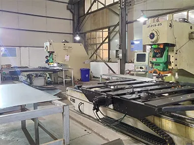 Independently developed heavy punching equipment.