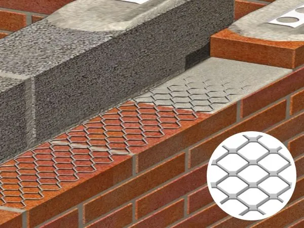 Hexagonal brick reinforcement mesh
