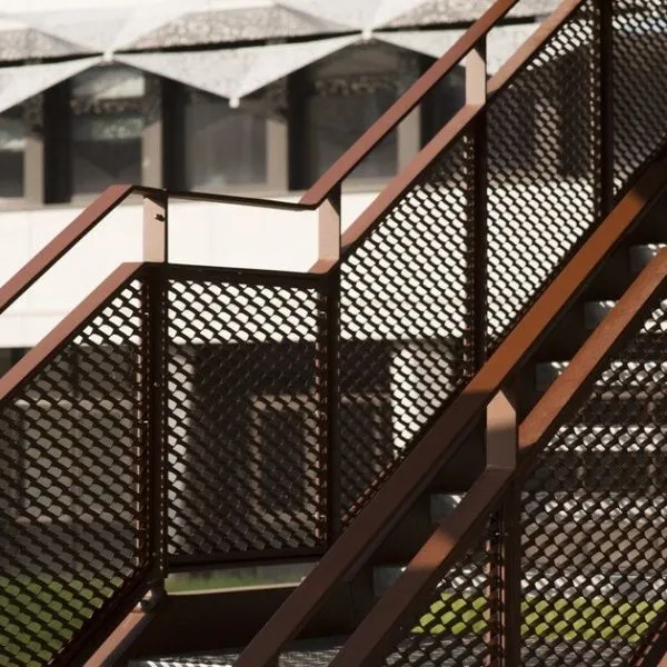Outdoor stair rails