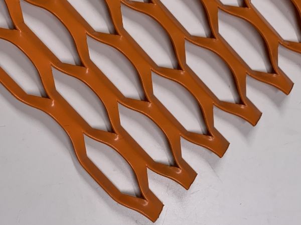 Orange decorative expanded metal 33100 details