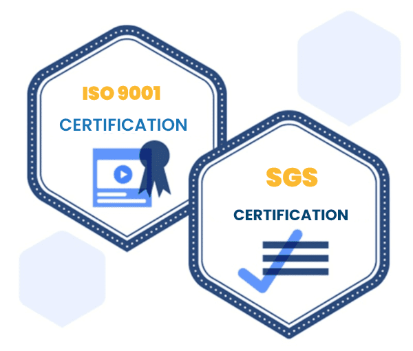 International certification icons